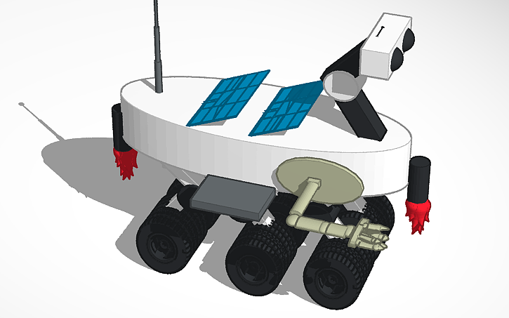 3D design Mars Rover - ADIT BANSAL - Tinkercad