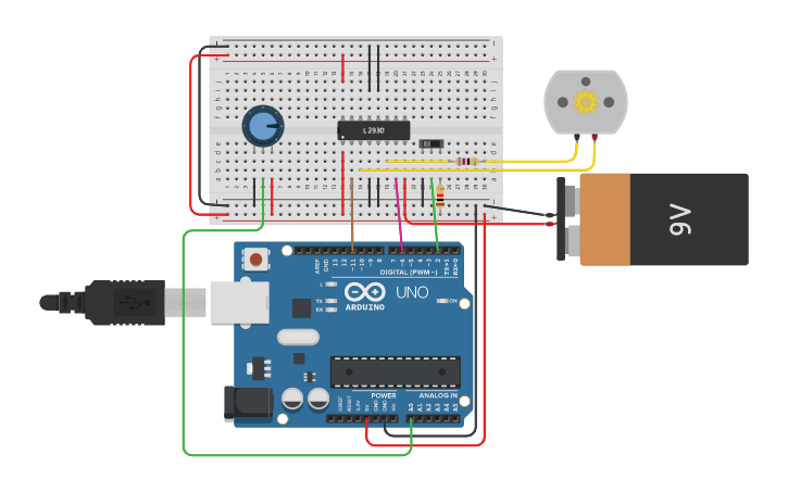 Circuit design Speed and position control of dc motor without pid ...
