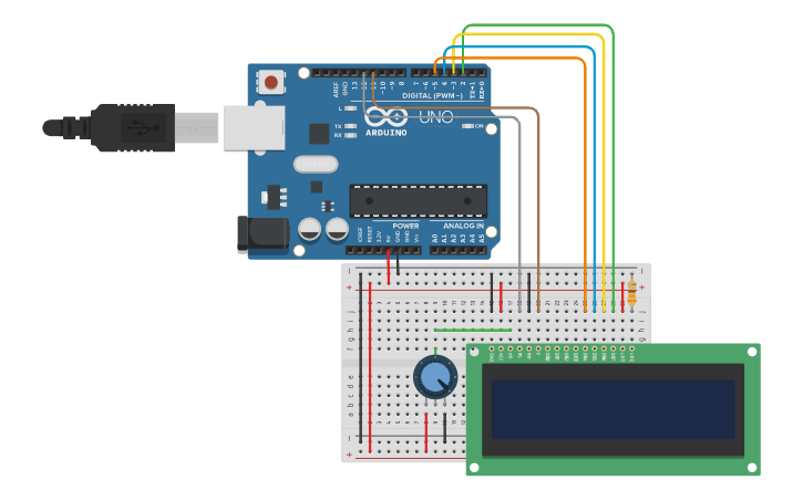 Circuit design Arduino Intermedio - 4 SEP - LCD Follow the lider ...
