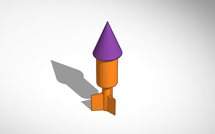 3D design Model Rocket Design | Tinkercad