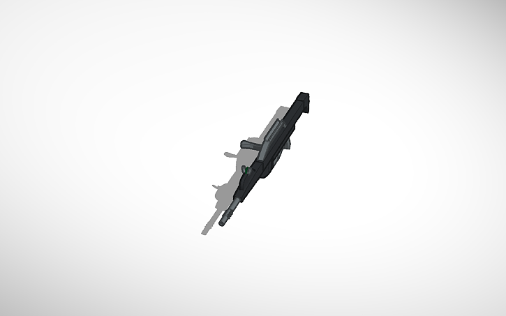 3D design Magic Rifle Model - Tinkercad