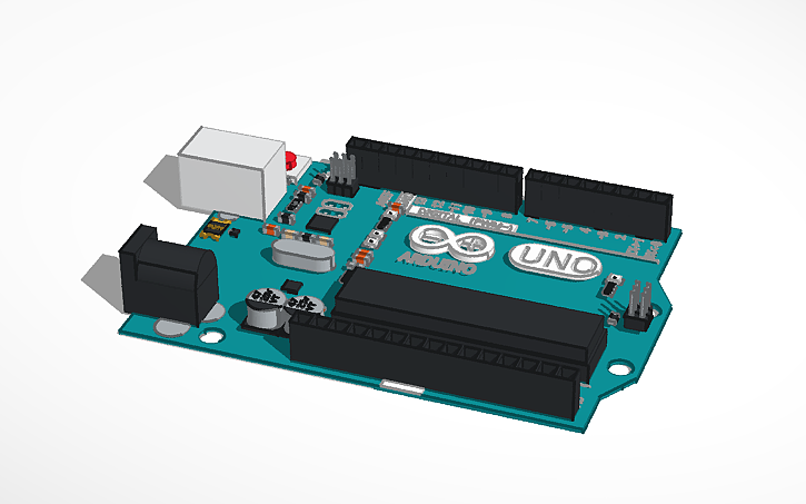 3D design Arduino UNO R3 - Tinkercad