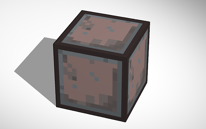 Minecraft Netting Block 3D design Netherite block (Minecraft) - Tinkercad