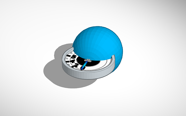 3D design Lexus LFA 2010 RPM Guage - Tinkercad