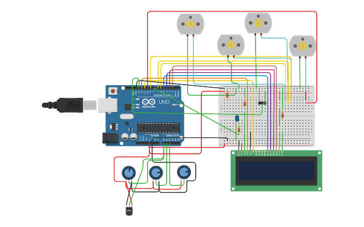 Circuit design Prj - Tinkercad