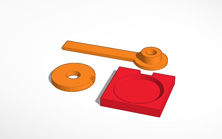 3D design Hovercraft Potentiometer Holder - Tinkercad