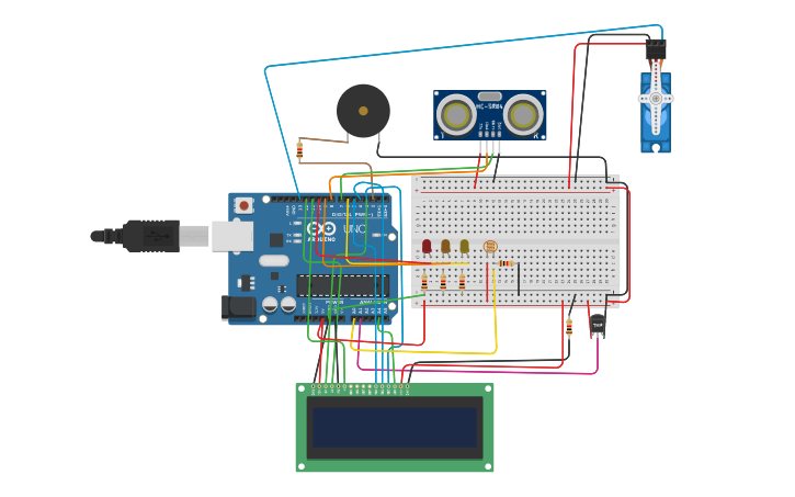 Circuit design Arduino - Tinkercad