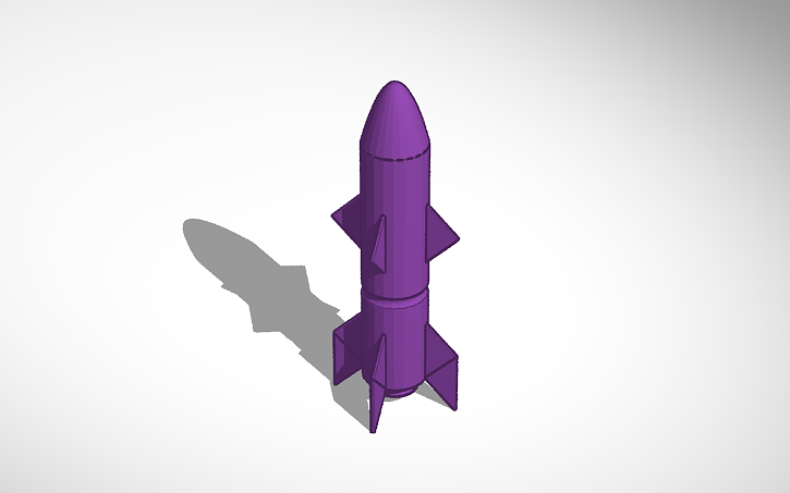 3D design Rocket Ship | Tinkercad