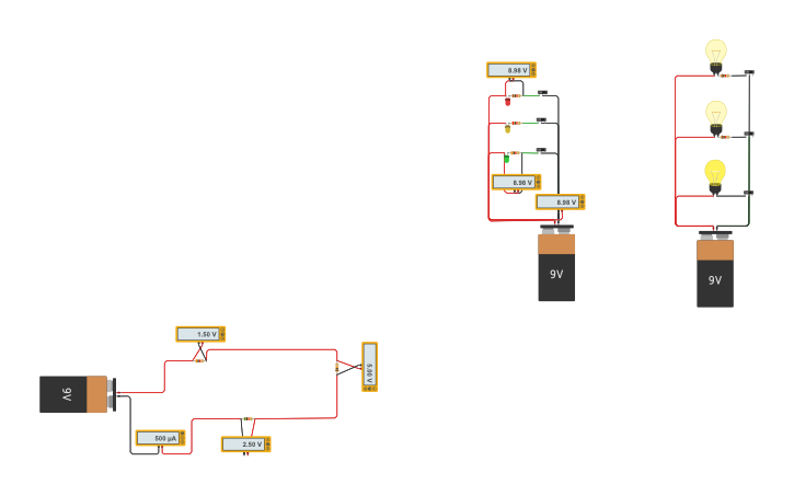 Circuit design Tarea 1-Circuitos | Tinkercad