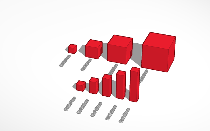 3D design Scaling Objects Practice - Marie | Tinkercad