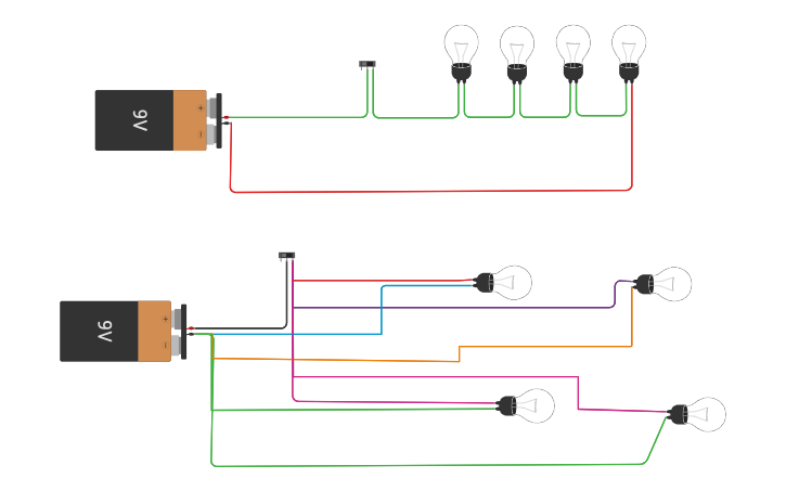 Circuit design Circuito-Serie-Paralelo - Tinkercad