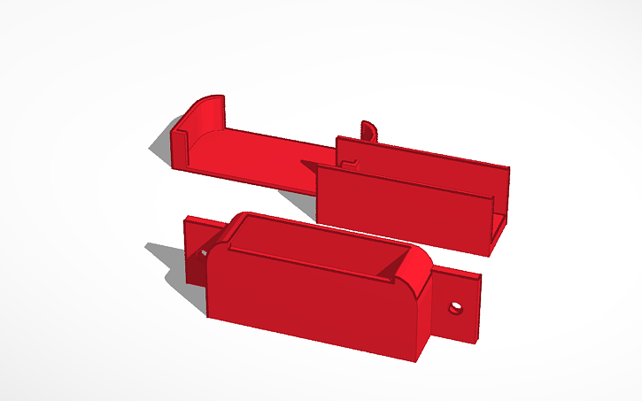 3D design Roku Express tray and stand - Tinkercad