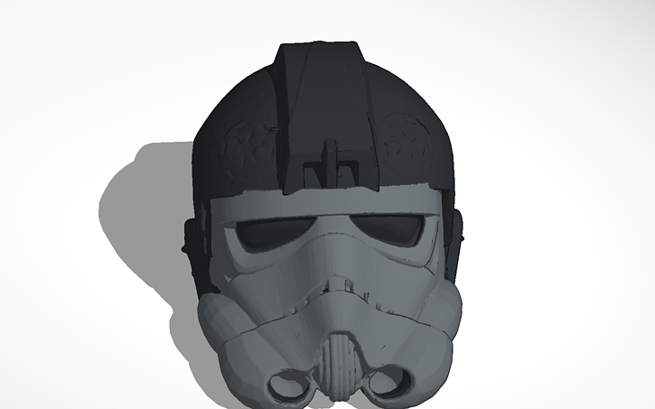 Tie pilot discount helmet 3d print