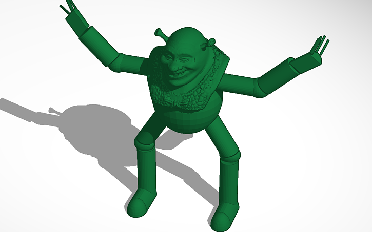 3D design shrek is life - Tinkercad