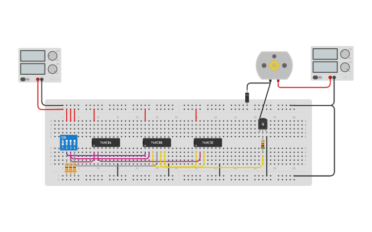Circuit design Problema 1 | Tinkercad