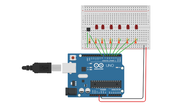 Circuit design Hour Glass circuit | Tinkercad