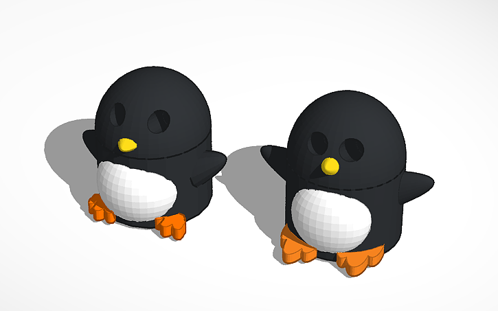 3D design Recreating Peter Penguin | Tinkercad