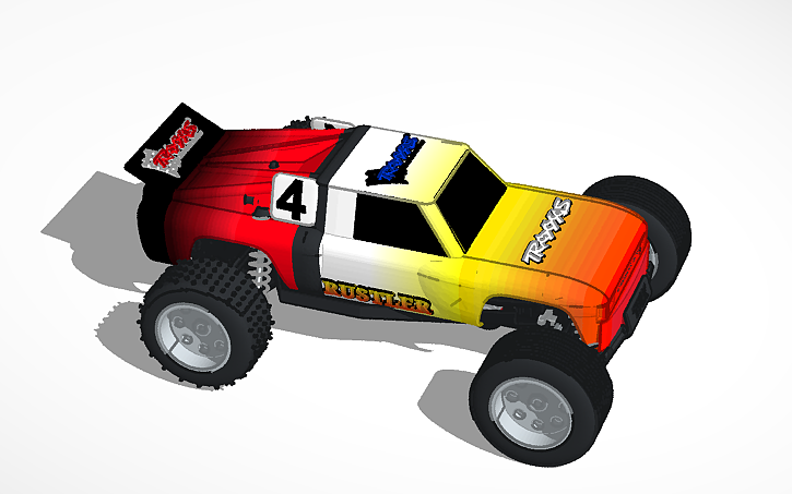 vintage traxxas rustler body