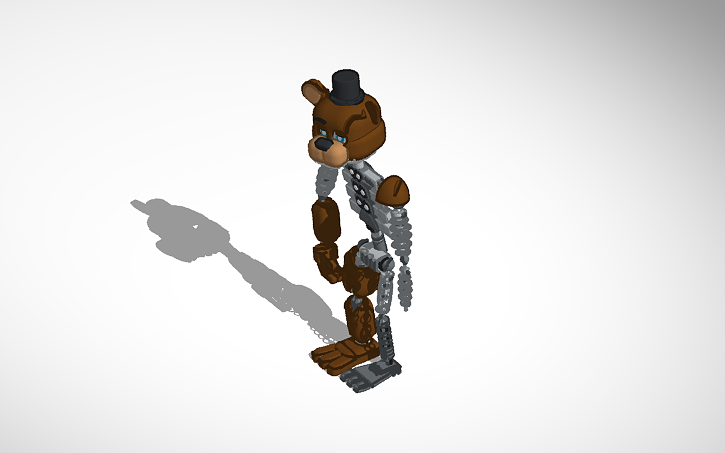 3D design broken freddy - Tinkercad