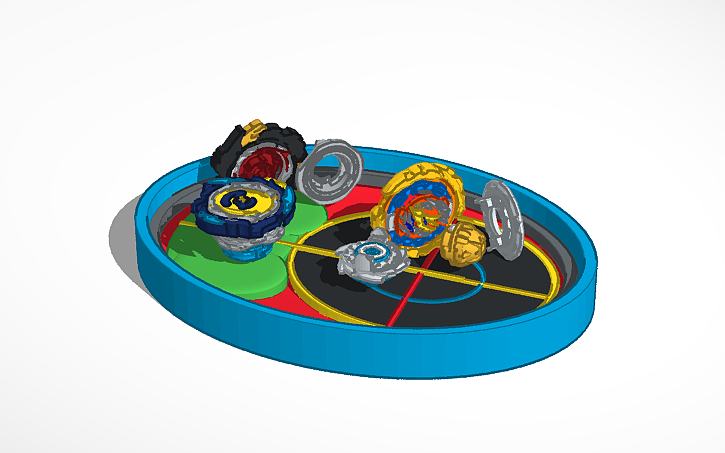 3d Design Beyblade Burst Quadstrike Episode 4 Tinkercad