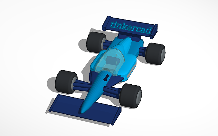3D design race car - Tinkercad