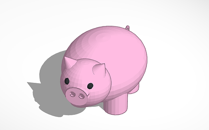 3D design Pig - Tinkercad