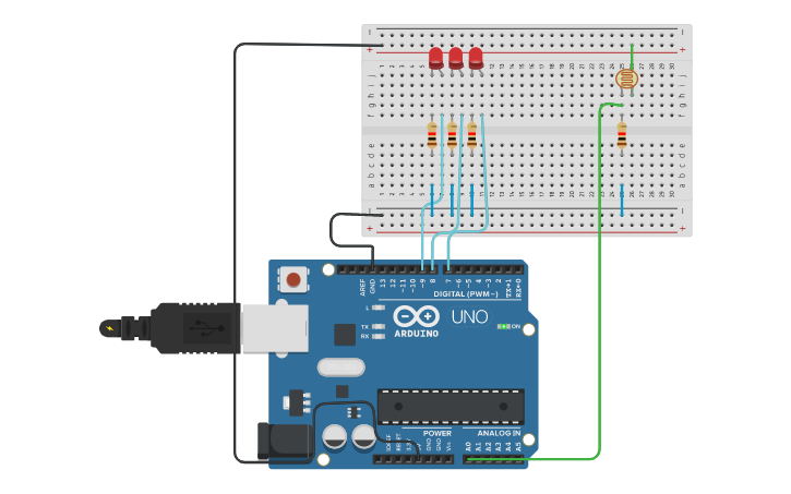 Circuit design Super Rottis | Tinkercad