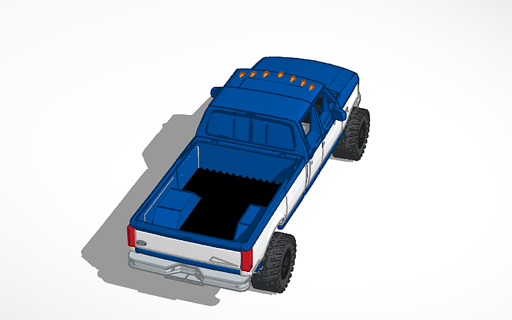 1998 ford f-350 superduty long bed crew cab | Tinkercad