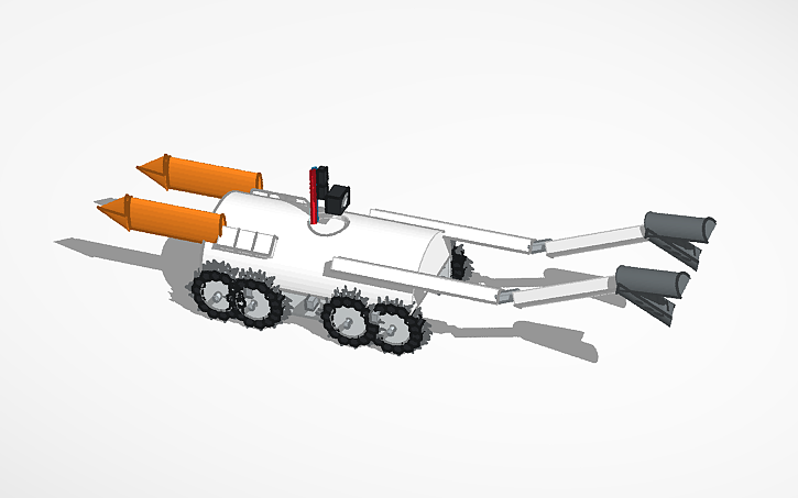 3D design rover lunar Fabiana Barraquer 5°B - Tinkercad