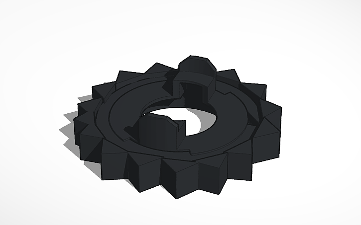 3D design spikes forge disk | Tinkercad