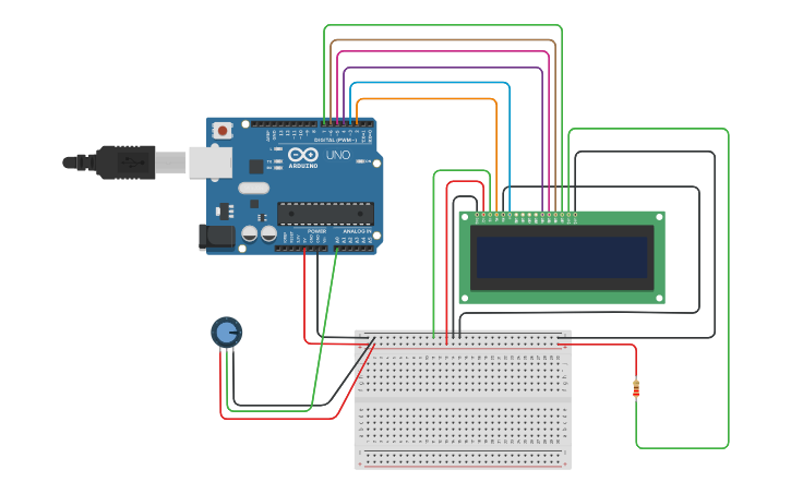 Circuit design RPM - Tinkercad