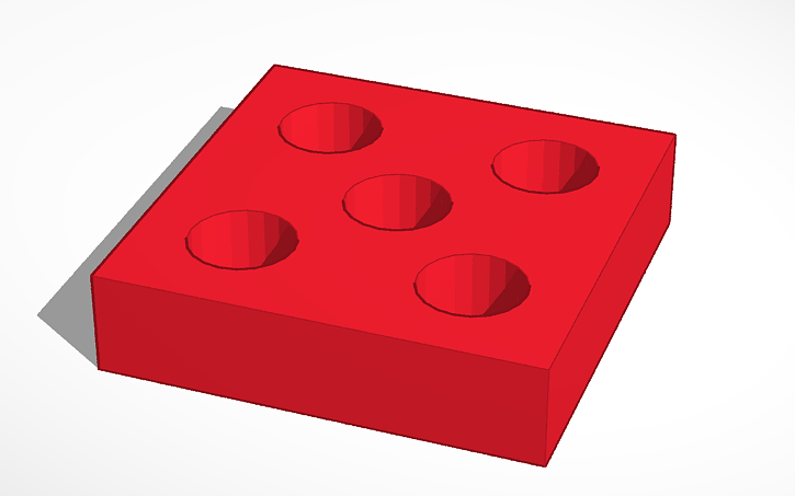 3D design 2x2 Vex IQ - Tinkercad