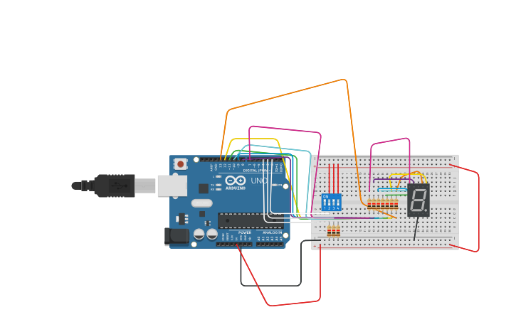 Circuit design PALO | Tinkercad