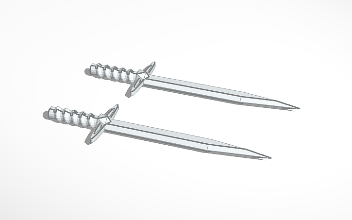 3D design 3D printable sword Tinkercad 3D design 3D printable sword Tinkercad