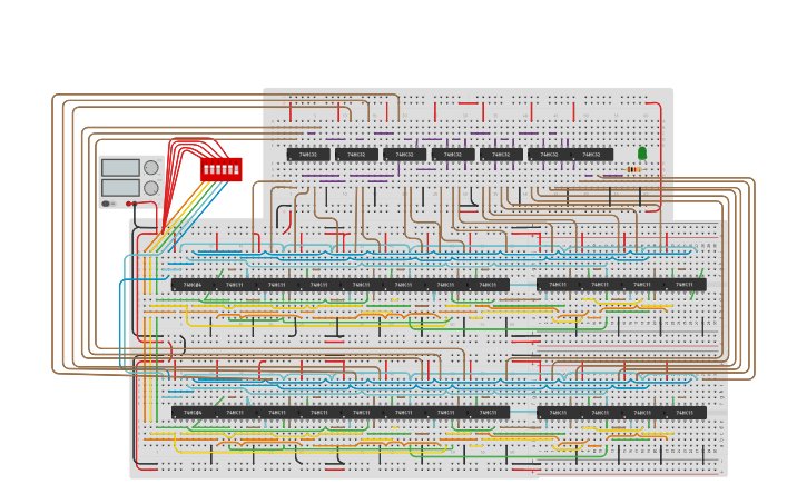 Circuit design Naresh Kumar B - 5x32 Decoder | Tinkercad