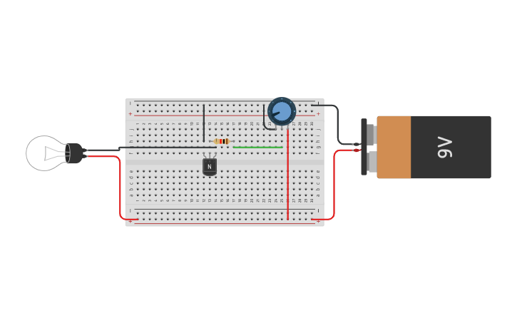 Circuit design simulacion | Tinkercad