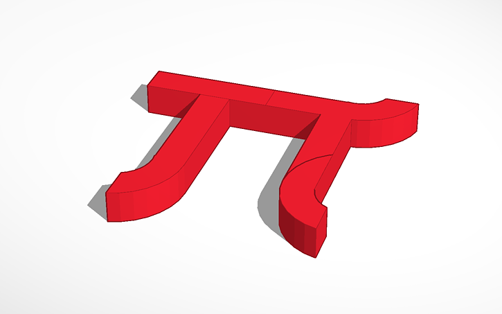 3D design Pi - Mathematical Version | Tinkercad