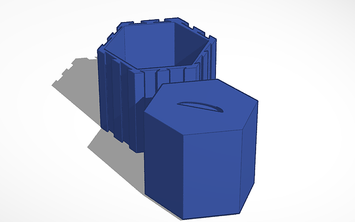 3D design Interlocking Hex Drawers | Tinkercad