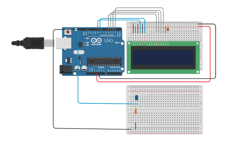 Circuit design ALARM CLOCK - Tinkercad