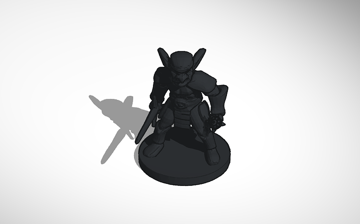 3D design goblin pirate - Tinkercad