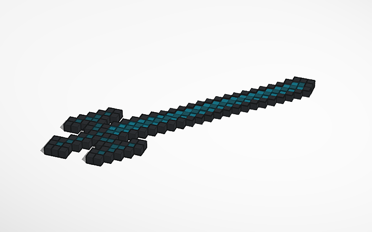 tinkercad-minecraft-sword
