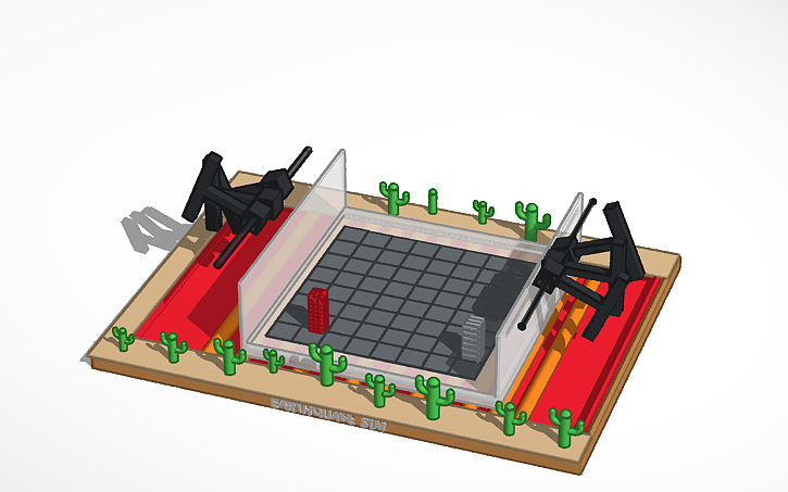 3D design (Less Shapes) Earthquake Simulator (Sim Lab) - Tinkercad