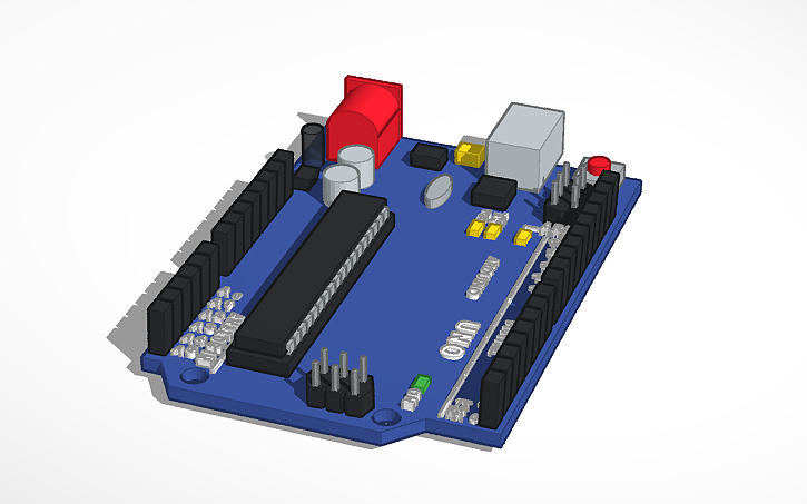 3D design Arduino UNO - Tinkercad