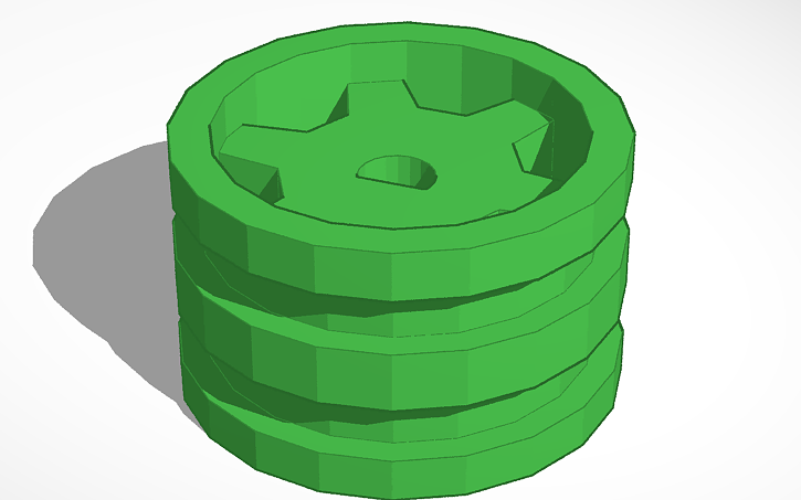 3D design Rueda RSL - Tinkercad