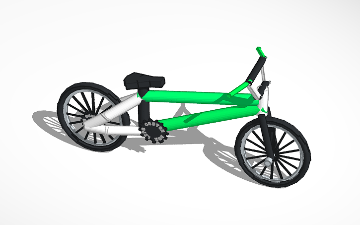 Bmx Rider Rides Bike Without Chain 3D design BMX LIFE Bike (Without chain or pedals) | Tinkercad