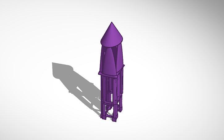 3D design Rocket | Tinkercad