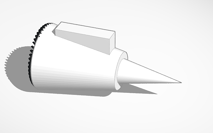3D design AIRCRAFT ENGINE - Tinkercad