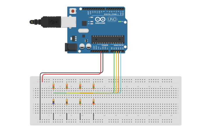 Circuit design Widerstandsmessung2.0 | Tinkercad