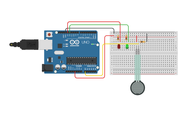 Circuit design Force_Sensor_With_Arduino | Tinkercad