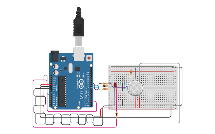 Circuit design Mini Performance Task 1 | Tinkercad